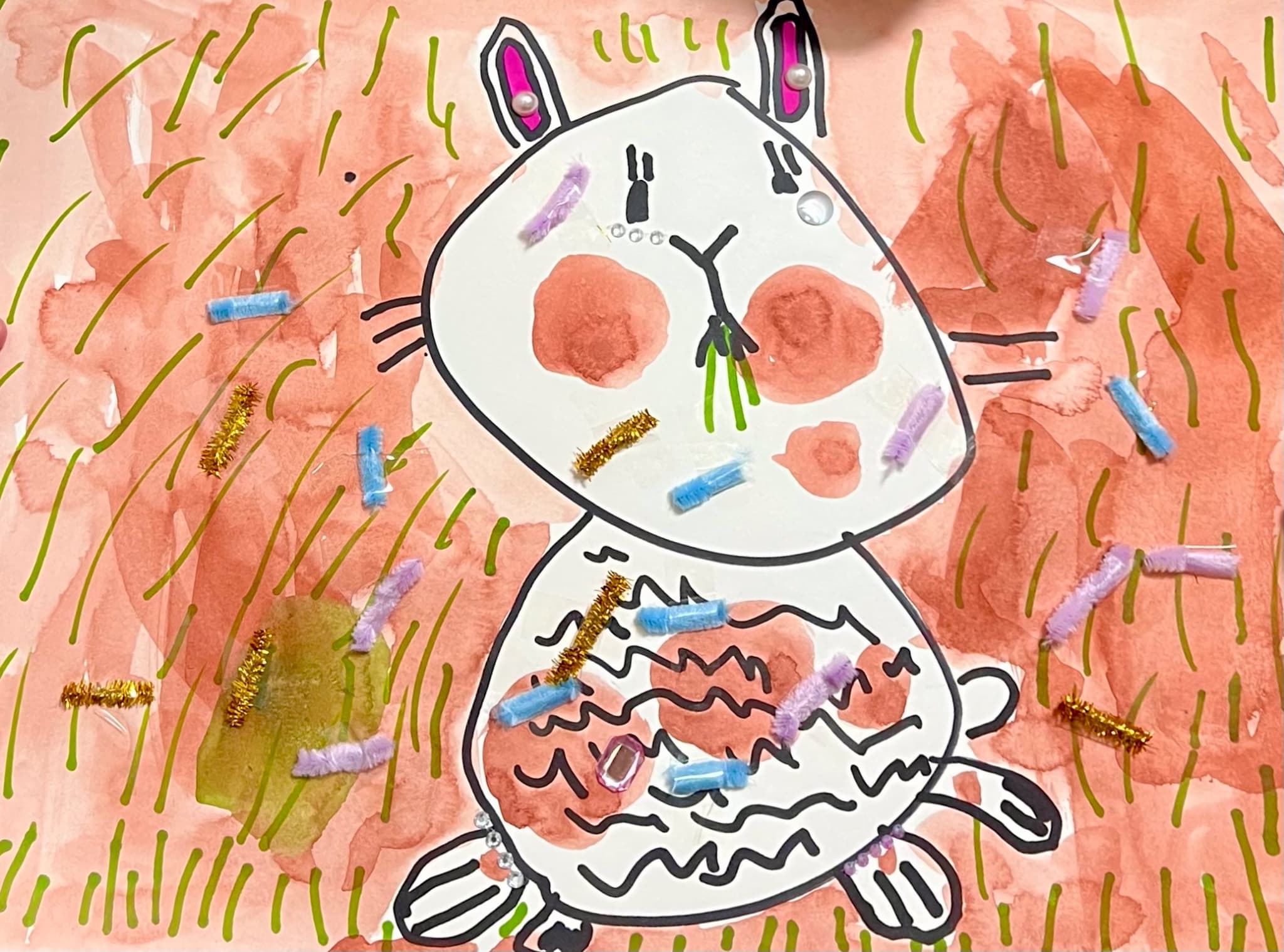 풀먹는 토끼