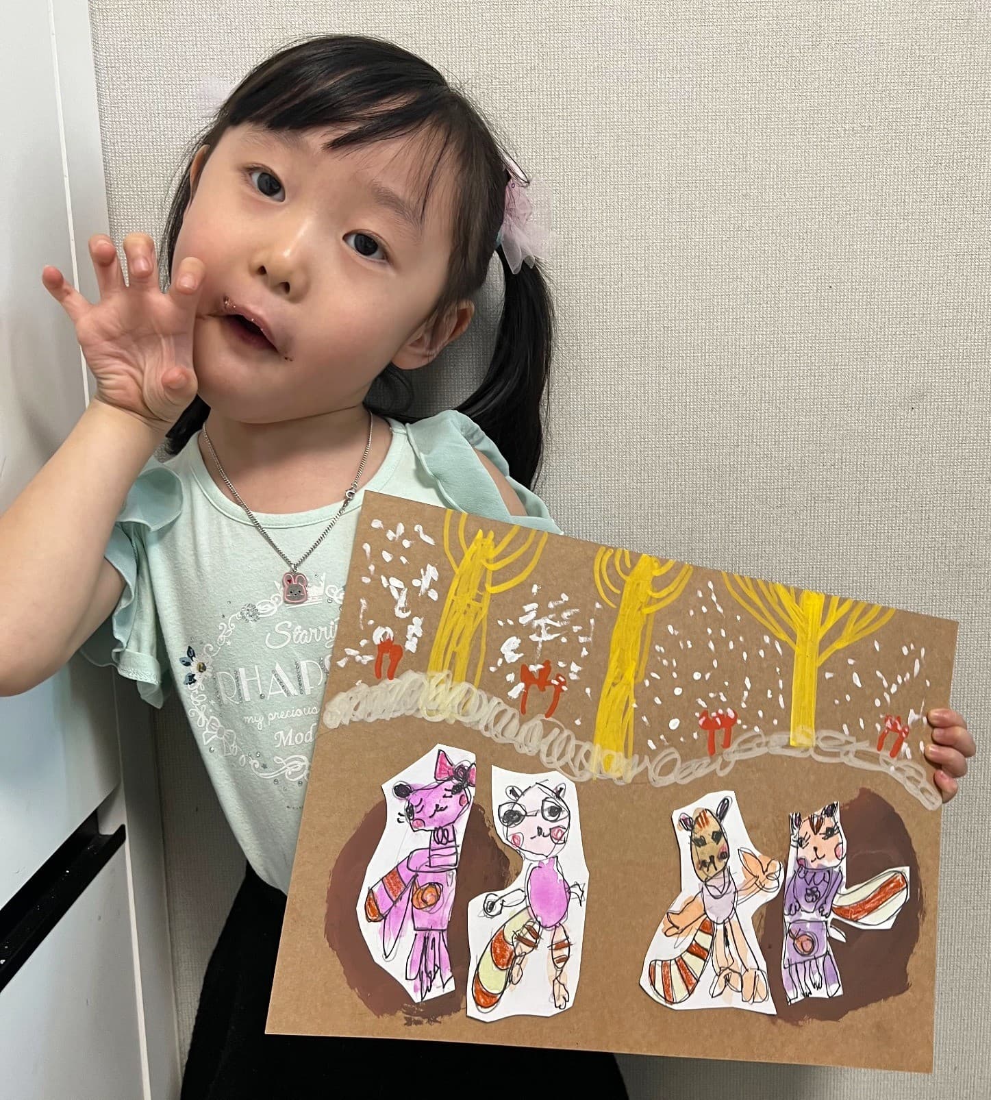 다람쥐 가족의 겨울